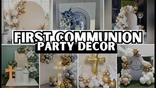 Gorgeous 2025 First Communion Decorations Ideas - Holy 1st Communion Party Ideas At HOME screenshot 4