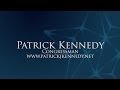 Patrick J. Kennedy Speaks at The Kennedy Forum