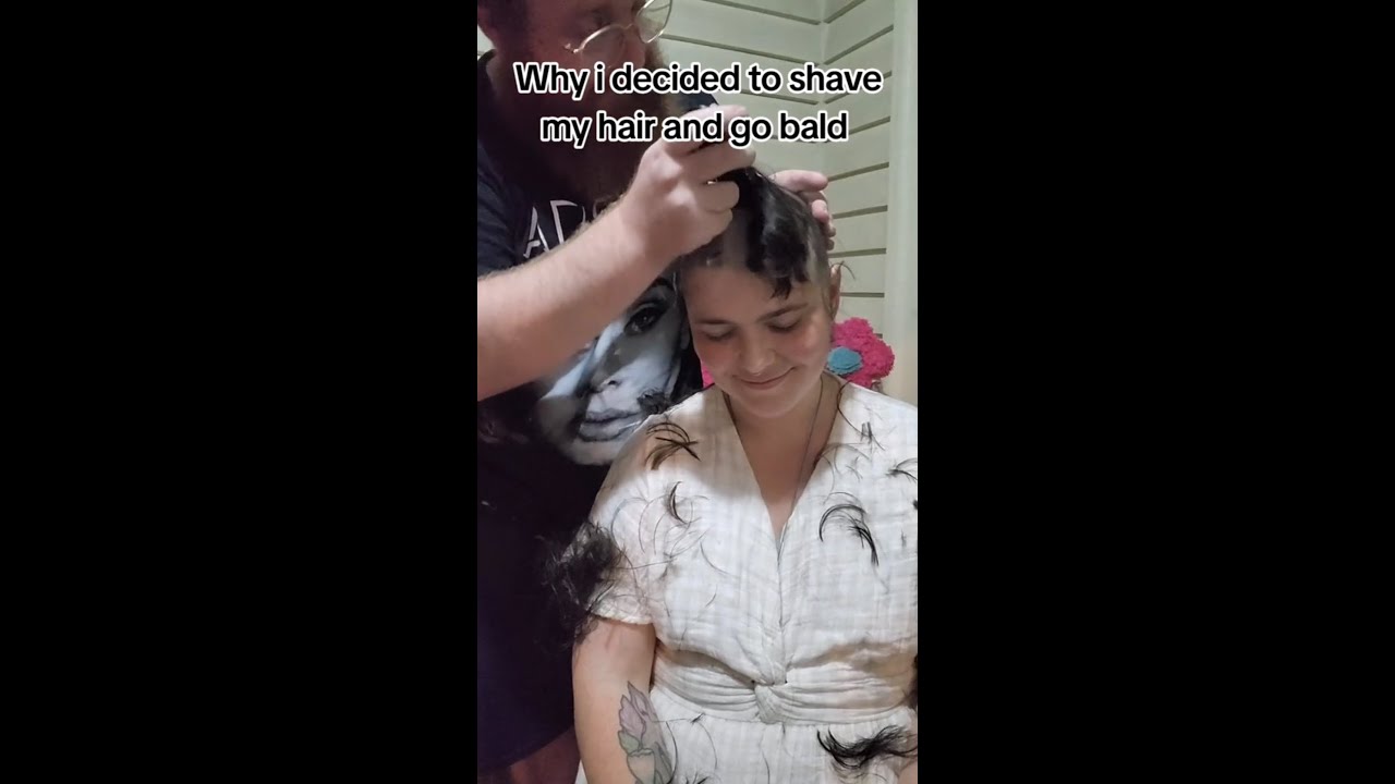 My husband shaved my hair..