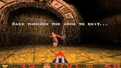 Quake [Action][id Software][1996][DOS] Gameplay