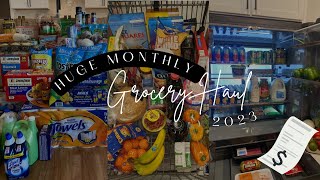 $500 MONTHLY GROCERY HAUL FOR TWO || SAMS CLUB, TARGET, WALMART & MORE