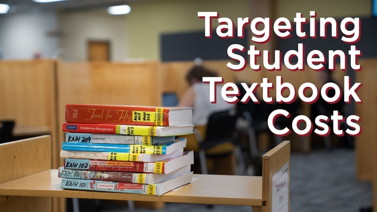 Campus-wide effort targets student textbook costs