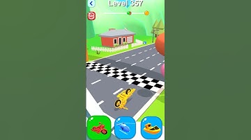 Shape shifting fun race gameplay level 357 #trending #gaming #viralshort