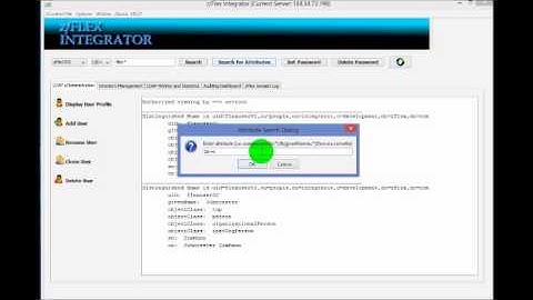 zFlex Integrator Training  (LDAP TDS Search Function)