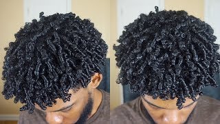 Easy Affordable Men&#39;s Curly Hair Routine! Define Curls Natural Hair