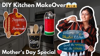 Easy Kitchen Decor Ideas / Rental Friendly & Budget Friendly😱😱 #homedecor #diy #kitchendecor #craft