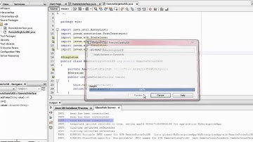 EJB singletonSB remote J2SE client