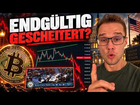 Is That It?! CLARITY ACT Fails – Bitcoin Reacts Immediately