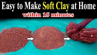 Easy to Make Clay at Home within 15 minutes
