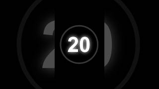 20 Second Countdown Timer With Clock Ticking Sound & Finish Alarm Beep