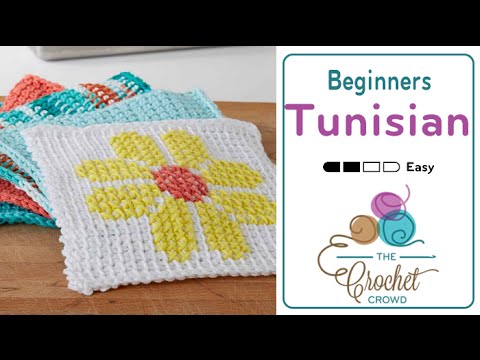 How To Tunisian Crochet: Half Double Stitch | BEGINNER