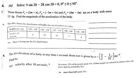 Ghana WASSCE 2023 Elective Mathematics | Further Mathematics Compulsory questions