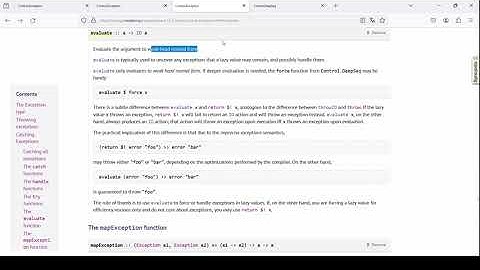 Exceptions in Haskell: throwIO, throw, evaluate & force