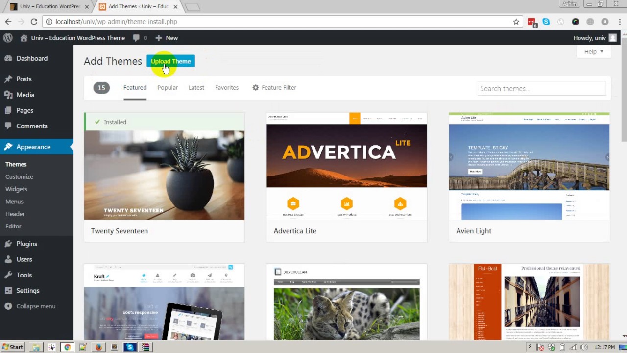Univ Education WordPress Theme Demo Setup. - YouTube