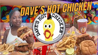 Everything I tried at Dave’s Hot Chicken!! So spicy 🌶️ ‼️