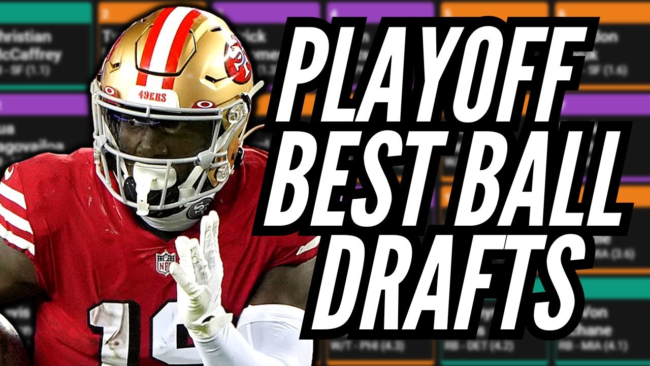 2025 NFL Playoff Best Ball Drafts on Underdog Fantasy YouTube