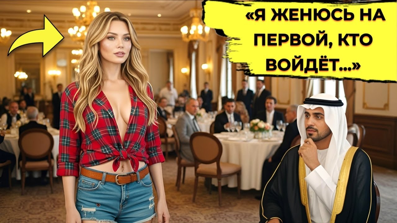 «Я Женюсь На Первой, Кто Войдет в Эту Дверь», — Сказал ШЕЙХ Миллионер... Но, Когда Она Вошла...