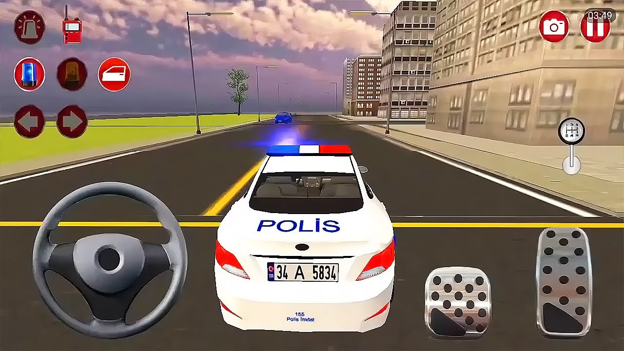 Juego de Niños - Coche Policía Simulador 3D - YouTube