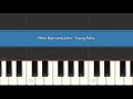 Peter Bjorn and John - Young Folks | Разбор на пианино