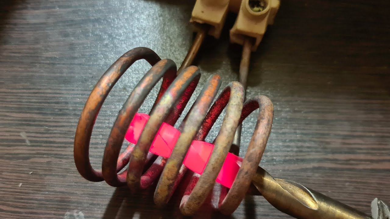 Heated Metal Red Hot with Only 36V! 😱 5000W DIY Induction Heater Test 🔥