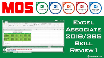 Excel Associate 2019/365 Skill Review 1