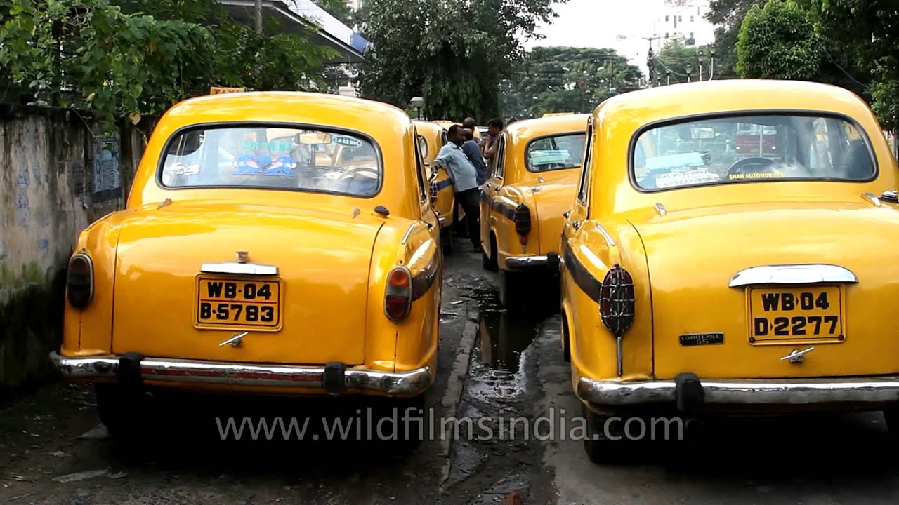 The very yellow taxi cabs of Kolkata Salt lake YouTube
