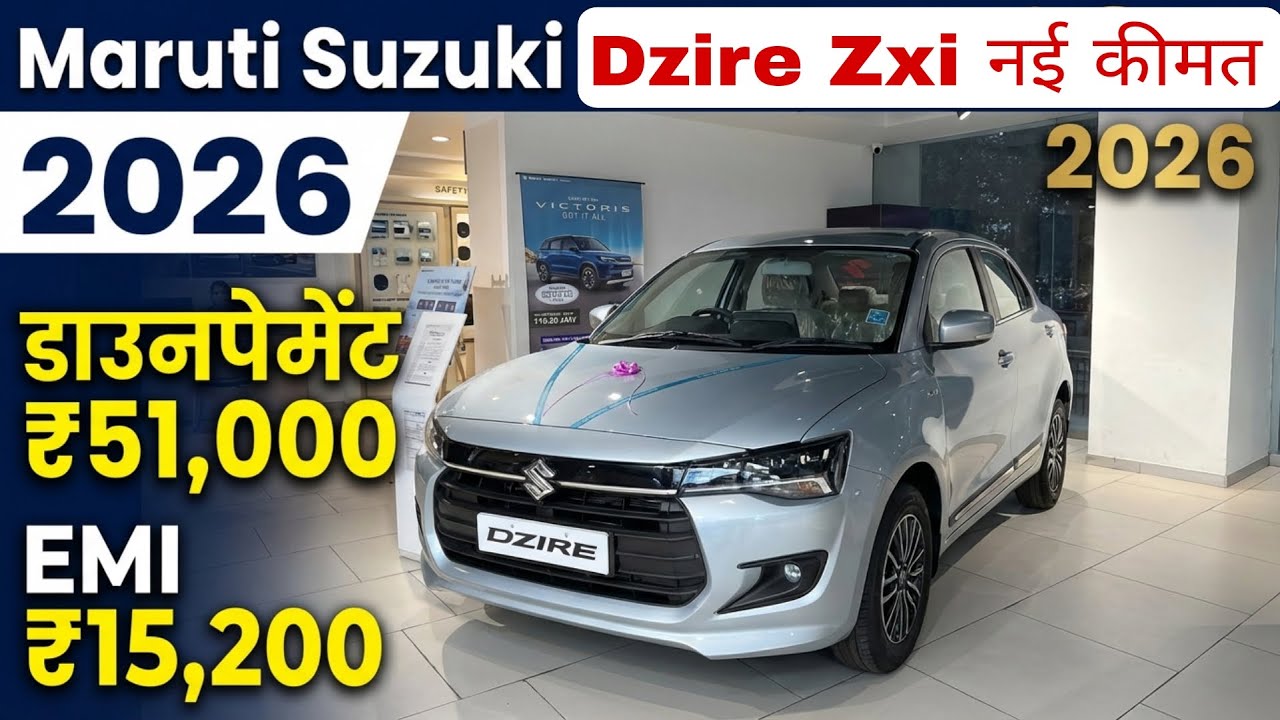 Maruti Dzire Zxi Price 2026 | Maruti Dzire Zxi On Road Price | EMI & Finance | Best Selling Sedan