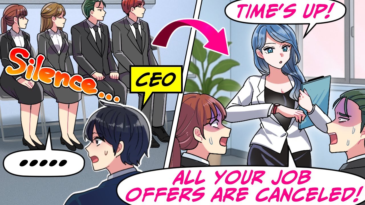Я предложил работу этим выпускникам колледжа, но они игнорировали меня 6 часов! [RomCom Manga Dub]