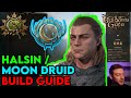 Halsin  moon druid multiclass build guide baldurs gate 3