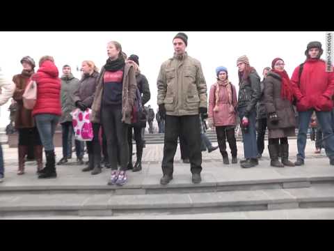 Задержания на Манежной площади в Москве