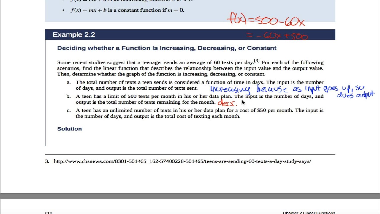 OpenStax PreCalculus Example 2.2 - YouTube