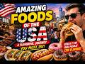 AMAZING USA STREET FOOD TOUR 🇺🇸 | Burgers, Tacos &amp; BBQ You Must Try!