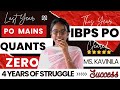 MS. KAVINILA | POOR IN QUANTS &amp; ENGLISH | BUT NEVER QUIT | CLEARED IBPS PO 🎉 #successstory #bankexam