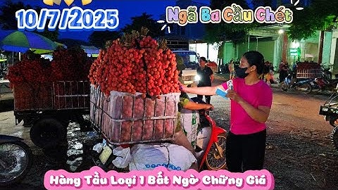 GIÁ VẢI THIỀU TẠI CHỢ VẢI LỚN NHẤT VIỆT NAM NHỮNG NGÀY CUỐI VỤ I NÚI ĐỒI LỤC NGẠN