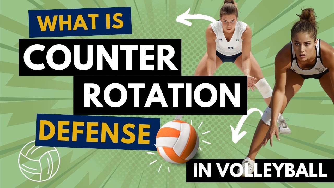 Full Breakdown of the Counter ROTATION Defense in volleyball - YouTube