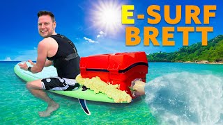 We’re challenging @Tomary with a DIY turbine e-surfboard!