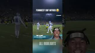 FUNNIEST SNF INTROS 😂 #nfl#football#nflshorts#nflmemes#shorts#sports#nflfootball#hits#nflfunny#funny