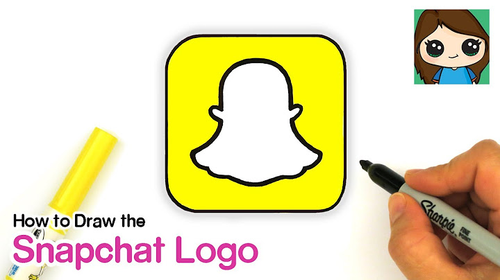 How to Draw the Snapchat Logo