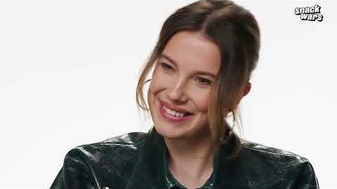 Millie Bobby Brown Rates British And American Food | Snack Wars