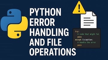 Python Tutorial: Error Handling & File Operations Made Easy (2025 Guide) #python #pythoncoding #ai