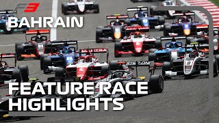Formula 3 Feature Race Highlights | 2022 Bahrain Grand Prix