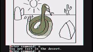 Playthrough - Adventure in Serenia IBM PC/XT w/Composite CGA