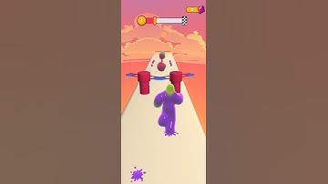 Blob Runner 3D_All level gameplay. (Android&IOS walkthrough) (level-01) #shorts #minigameplay