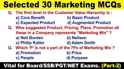 Top MCQ on Marketing Management #bba #bcom #mcom #mba #pgtcommerece