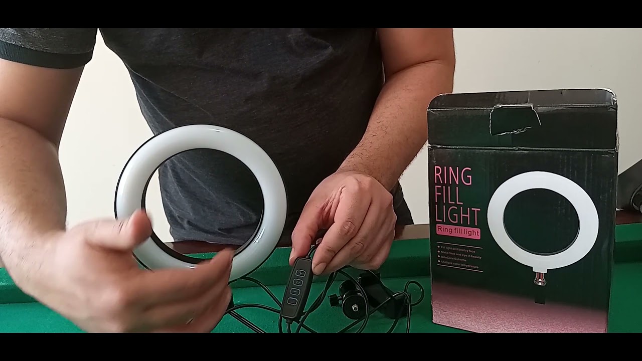 COMO MONTAR E USAR O ANEL LED RING FILL LIGHT PARA FOTOS E VÍDEOS [ USO