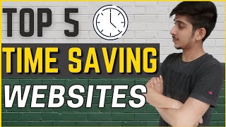 TOP 5 Most Useful Websites August 2021 for STUDENTS / OFFICE Work that'll Save Time