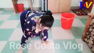 Desi Wife House Cleaning Vlog Ghaar Safay Desi Bhabi Cleaning Vlog In Salwar