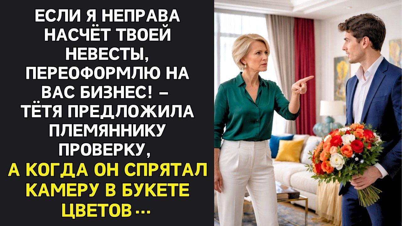 Отдам ресторан, если неправа! заявила тётя. Игорь спрятал камеру в цветах, а запись шокировала...
