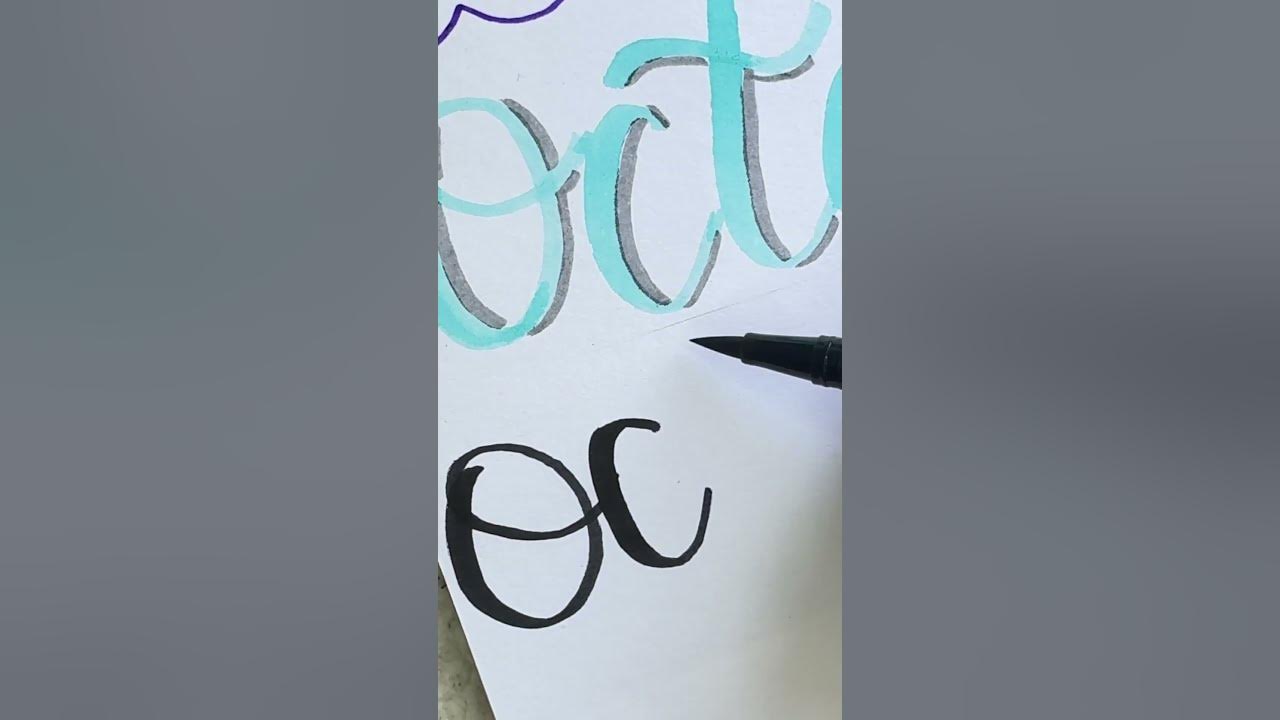 How To Write October In Different Ways calligraphy october shorts  how-to-write-october-in-different-ways-calligraphy-october-shorts