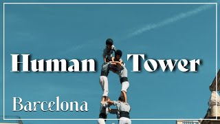 Human Tower Catalonia Castellers The Power Of Trust 4k Spain Festival